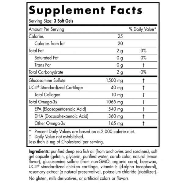 Nordic Naturals Joint Support Omega Blend 90 Softgels - Image 2