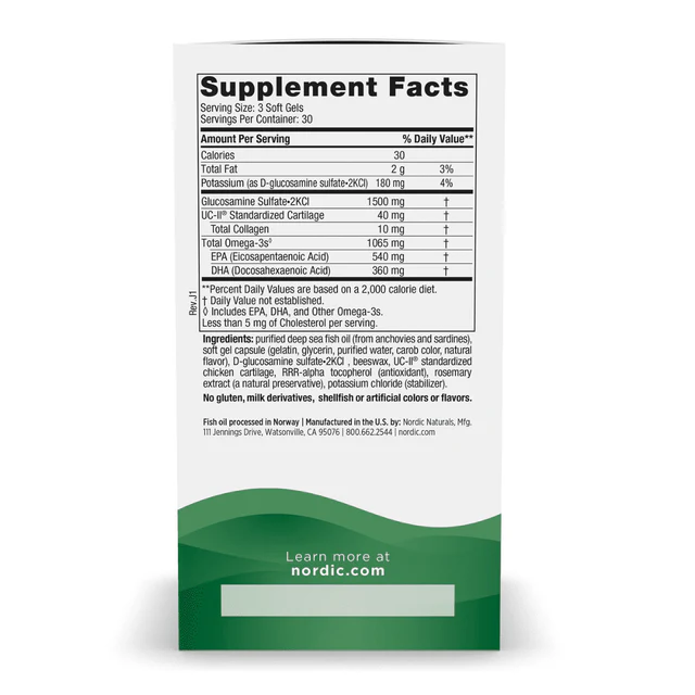 Nordic Naturals Joint Support Omega Blend 90 Softgels - Image 4