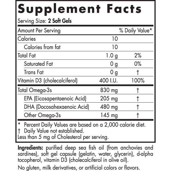 Nordic Naturals Prenatal DHA 180 Softgels - Image 2