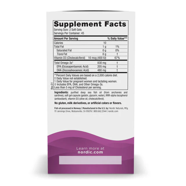 Nordic Naturals Prenatal DHA 90 Softgels - Image 5