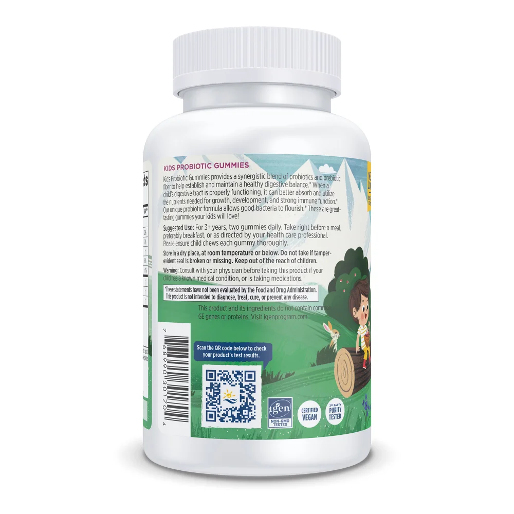 Nordic Naturals Probiotic Gummies Kids 60 Chewables - Image 3