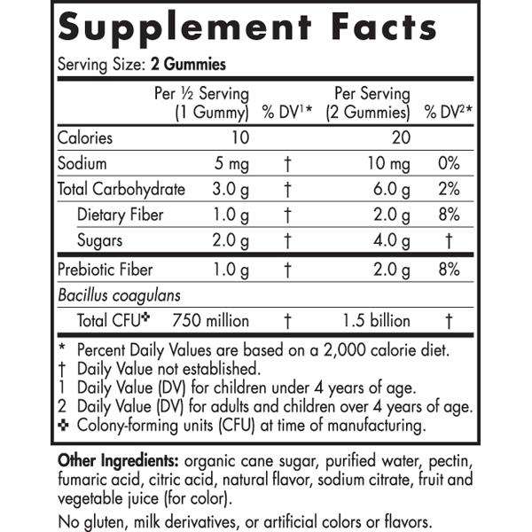 Nordic Naturals Probiotic Gummies Kids 60 Chewables - Image 5