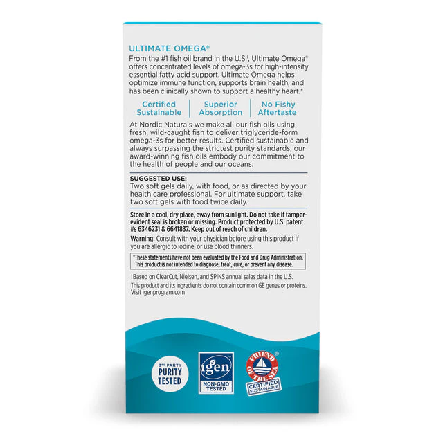 Nordic Naturals Ultimate Omega 120 Softgels - Image 4