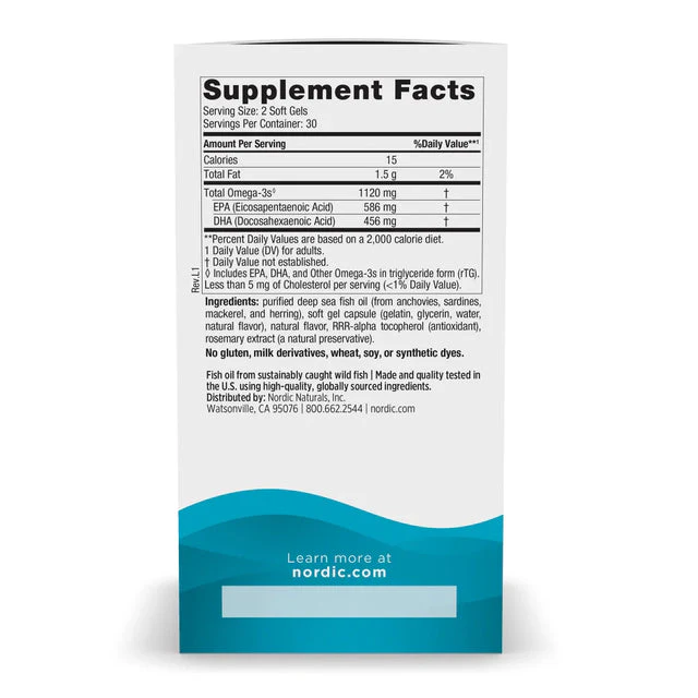 Nordic Naturals Ultimate Omega Mini 60 Softgels - Image 4