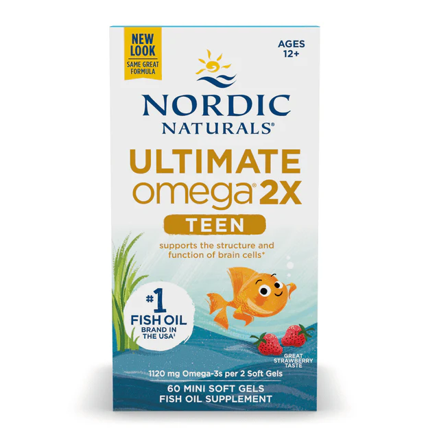 Nordic Naturals Ultimate Omega 2X Teen 60 Softgels - Image 2