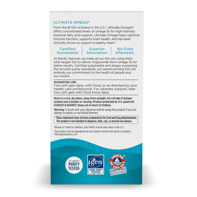 Nordic Naturals Ultimate Omega 60 Softgels - Image 2