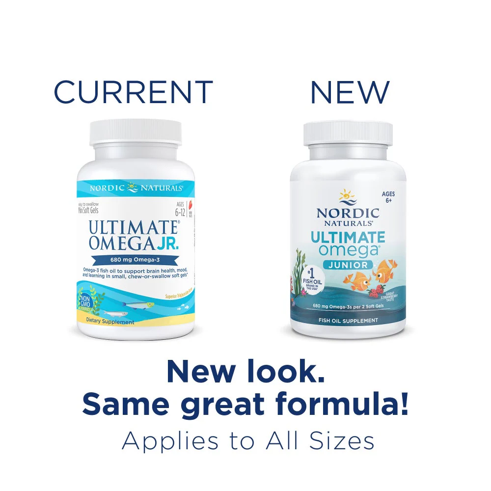 Nordic Naturals Ultimate Omega Junior 90 Softgels - Image 2