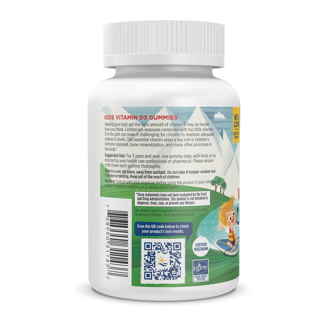 Nordic Naturals Vitamin D3 Gummies Kids x60 - Image 2