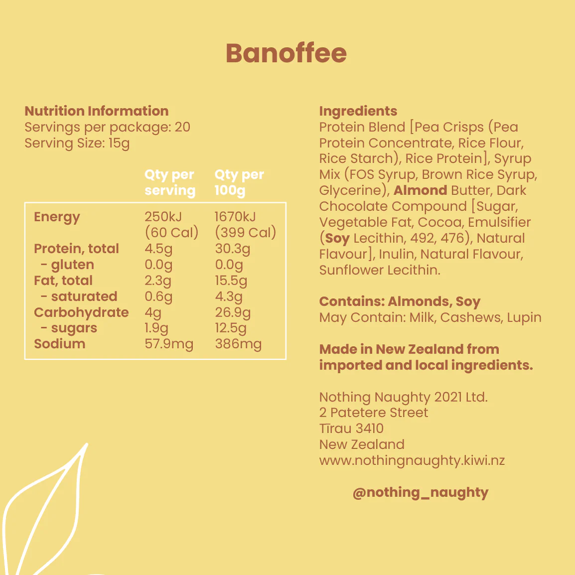 Nothing Naughty Plant Protein Bites - Image 5
