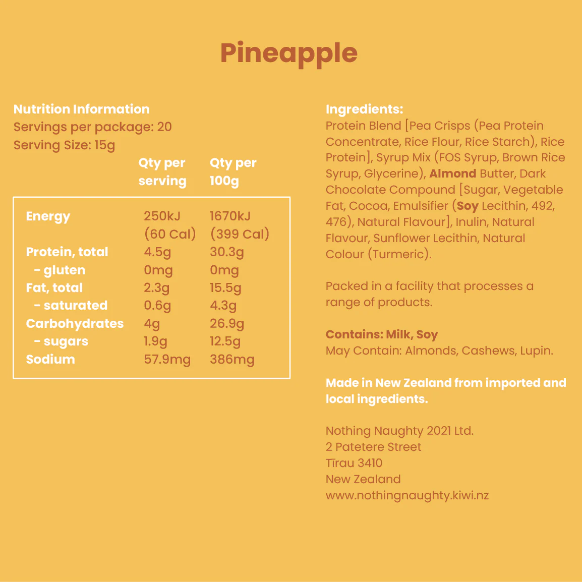 Nothing Naughty Plant Protein Bites - Image 8