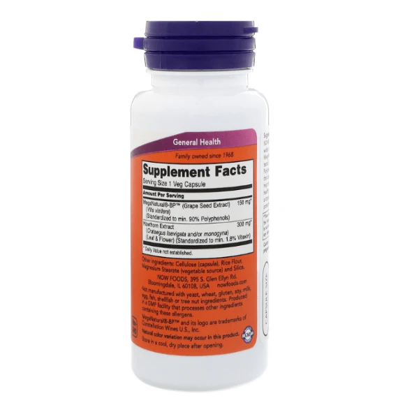 Now Foods Blood Pressure Health 90 Caps - Image 2
