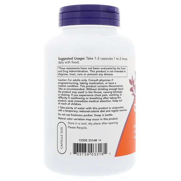 Now Foods Cider Vinegar Diet Formula 180 Caps - Image 3