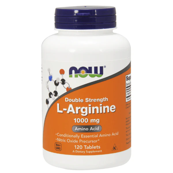 Now Foods Double Strength L-Arginine 1000mg 120 Tabs