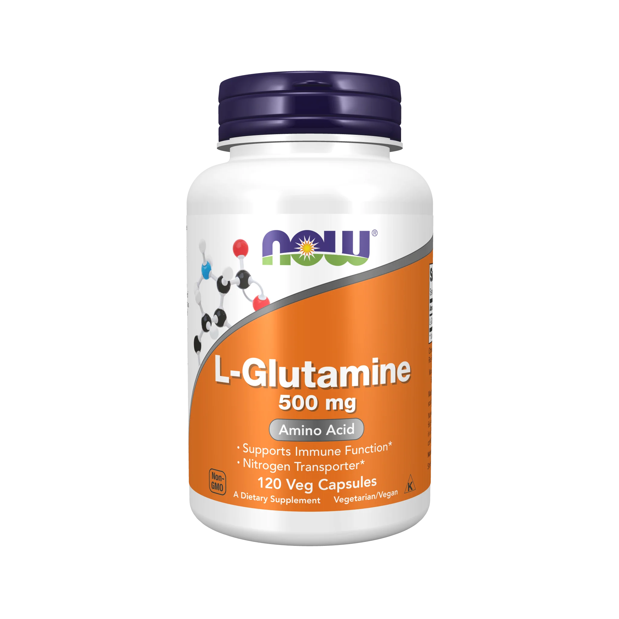 NOW Foods L-Glutamine 500mg Capsules