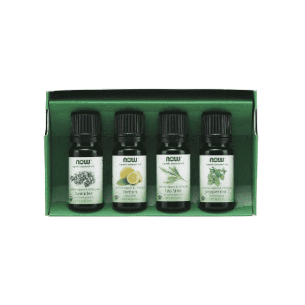 Now Foods Let it Be Organically Organic Essential Oils Kit 4x10ml - Image 2