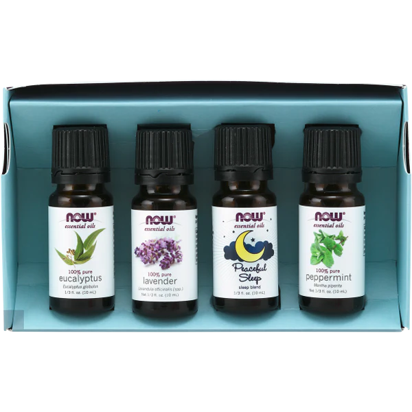 Now Foods Let There Be Peace & Quiet Relaxing Essential Oils Kit 4x10ml - Image 2