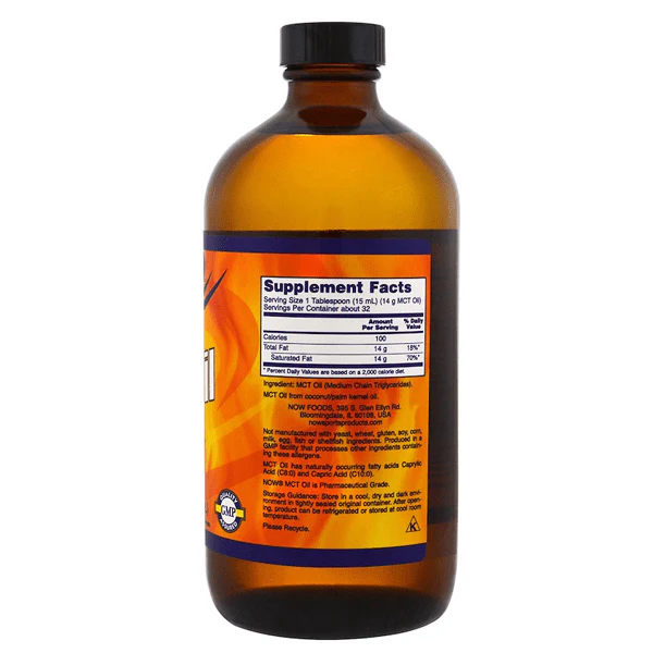 Now Sports Liquid MCT Oil 473ml - Image 3