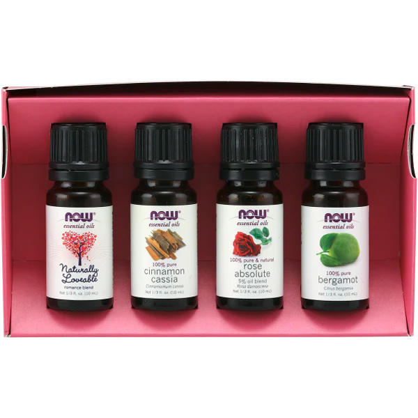 Now Foods Love At First Scent Romantic Essential Oils Kit 4x10ml - Image 2