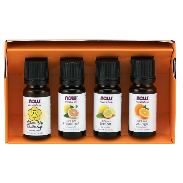 Now Foods Put Some Pep In Your Step Uplifting Essential Oils Kit 4x10ml - Image 2
