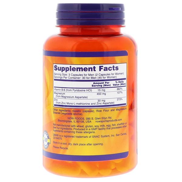 Now Sports ZMA 90 Caps - Image 3
