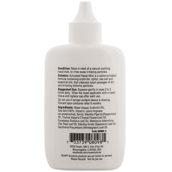 Now Solutions Activated Nasal Mist 59ml - Image 2