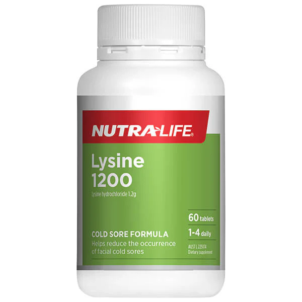 Nutralife Lysine 1200mg 60 Tablets - Image 2