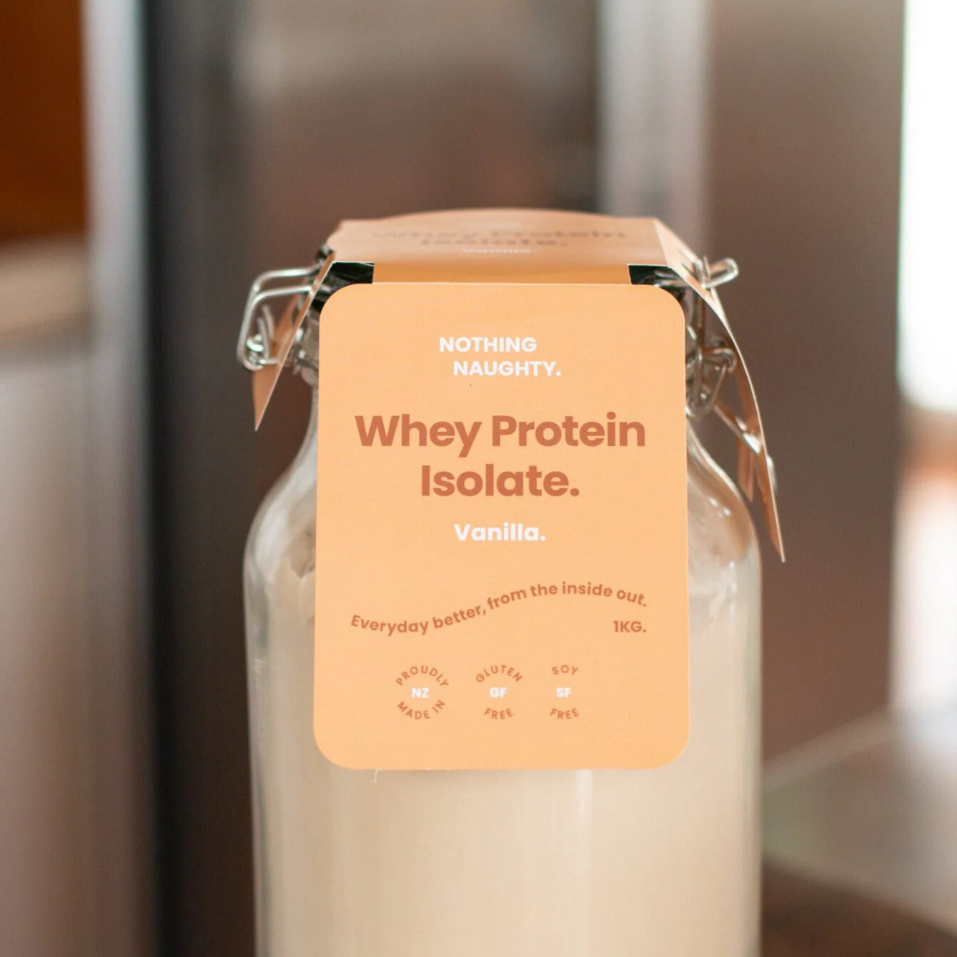 Nothing Naughty NZ Whey Protein Isolate 1kg - Image 2