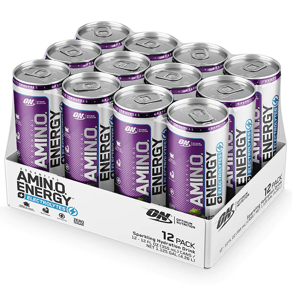 Optimum Nutrition Amino Energy + Electrolytes Sparkling 355ml x12 - Image 3