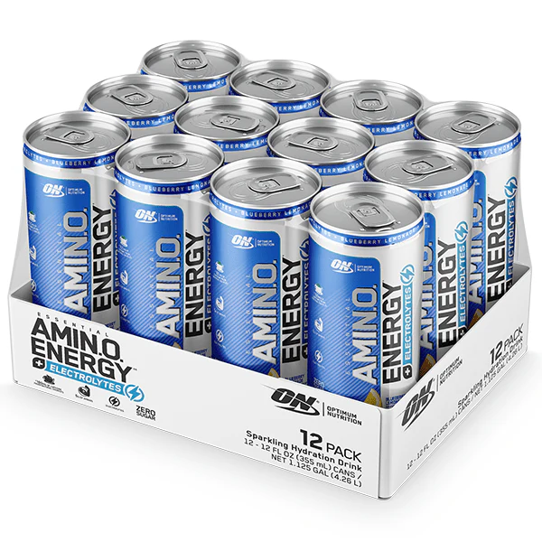 Optimum Nutrition Amino Energy + Electrolytes Sparkling 355ml x12 - Image 4