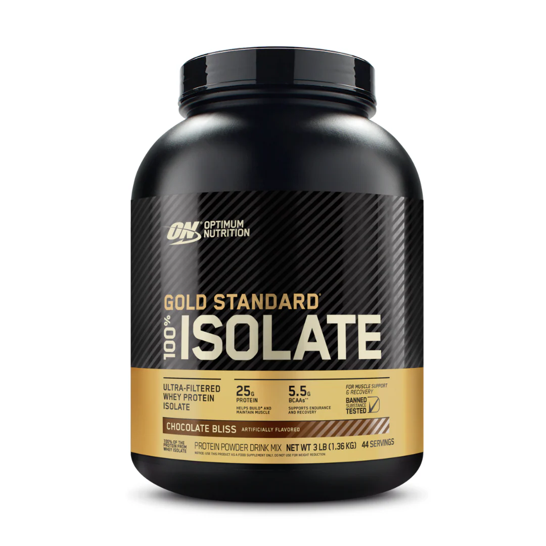 Optimum Nutrition Gold Standard 100% Isolate 1.36kg + FREE Steel Shaker - Image 2
