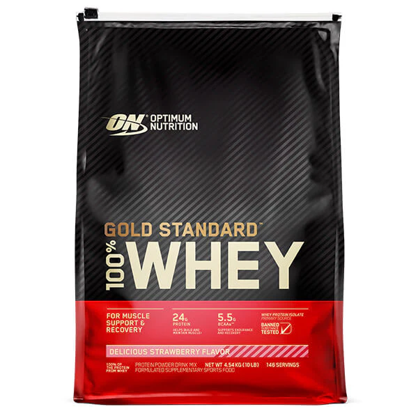 Optimum Nutrition Gold Standard 100% Whey 10lb CLEARANCE Short Dated end of 16/10/2026 - Image 2