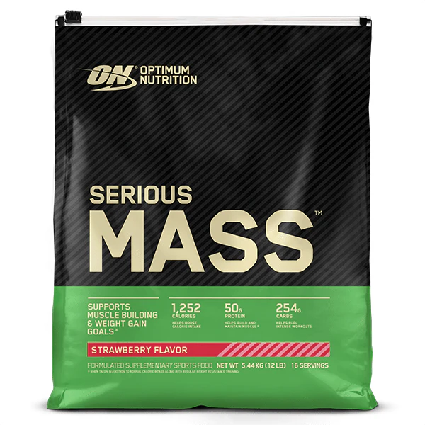 Optimum Nutrition Serious Mass 12lb + FREE BEANIE - Image 4