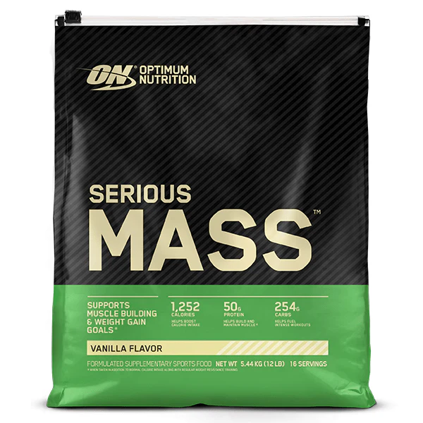 Optimum Nutrition Serious Mass 12lb + FREE BEANIE - Image 5