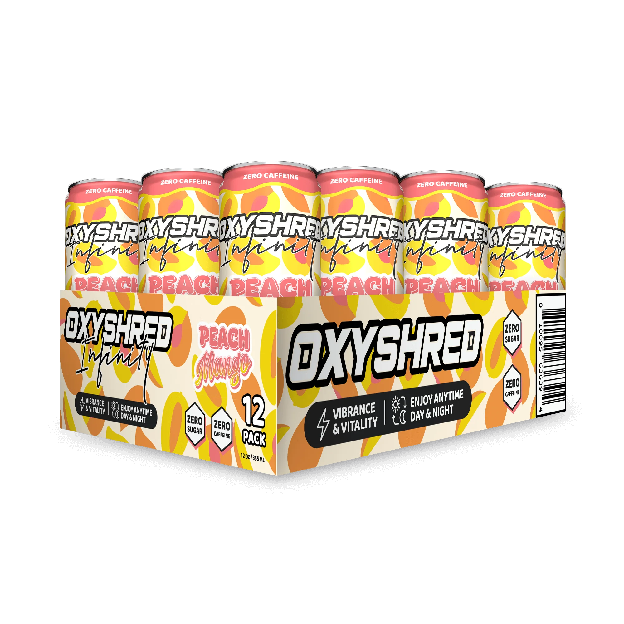 OxyShred Infinity Caffeine-Free Energy Drink - 12 Pack - Image 2