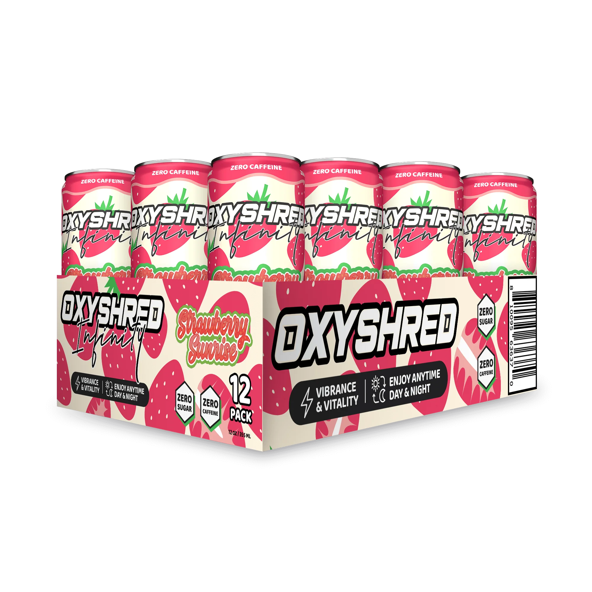 OxyShred Infinity Caffeine-Free Energy Drink - 12 Pack - Image 6