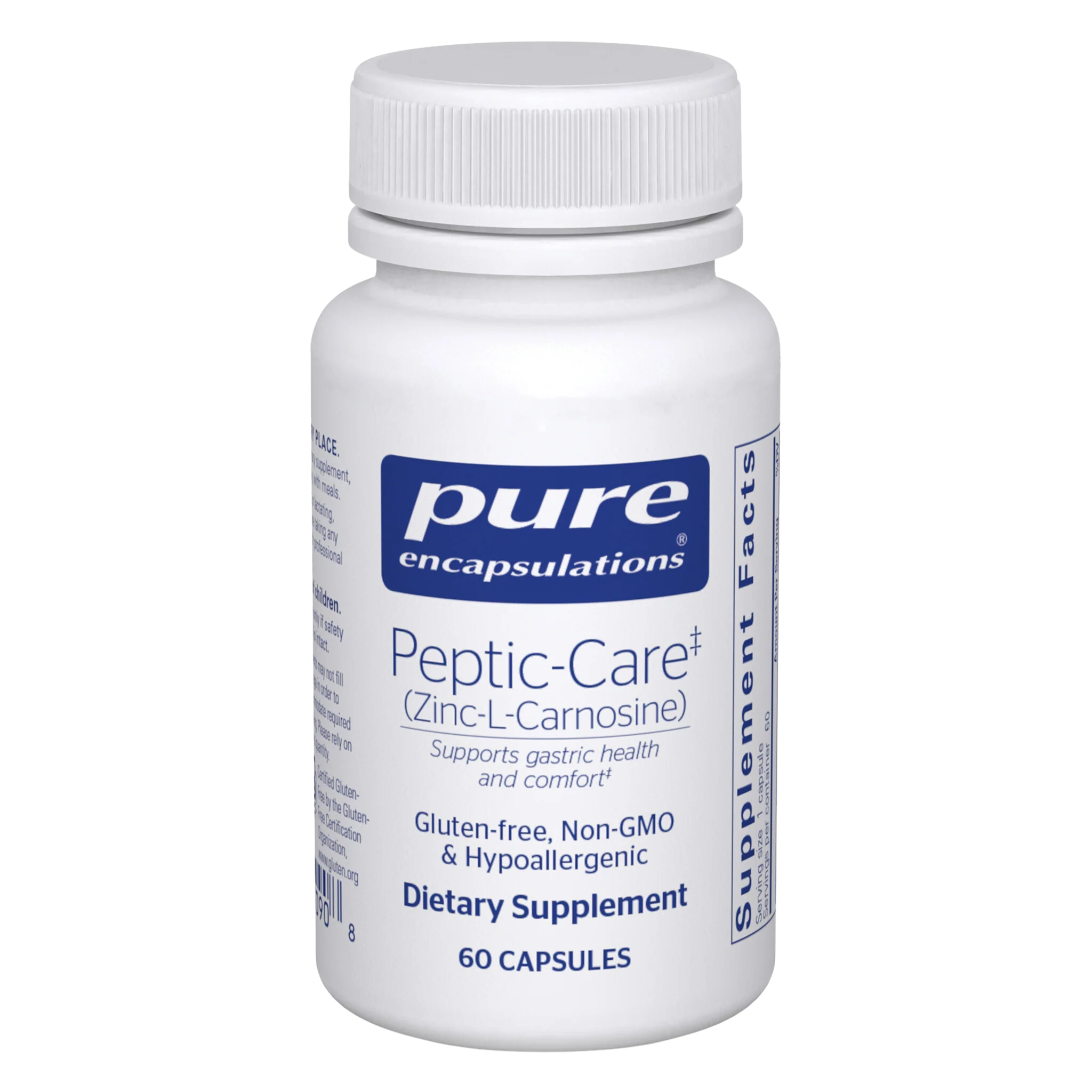 Pure Encapsulations Peptic-Care‡ (Zinc-L-Carnosine)