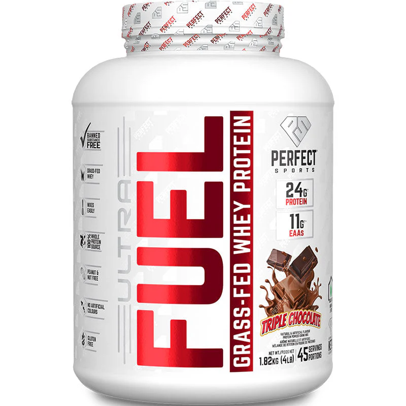 Perfect Sports Ultra Fuel Grass-Fed Whey Protein - 4 lbs 45 Servings