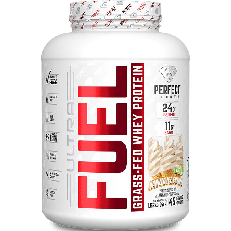 Perfect Sports Ultra Fuel Grass-Fed Whey Protein - 4 lbs 45 Servings - Image 3