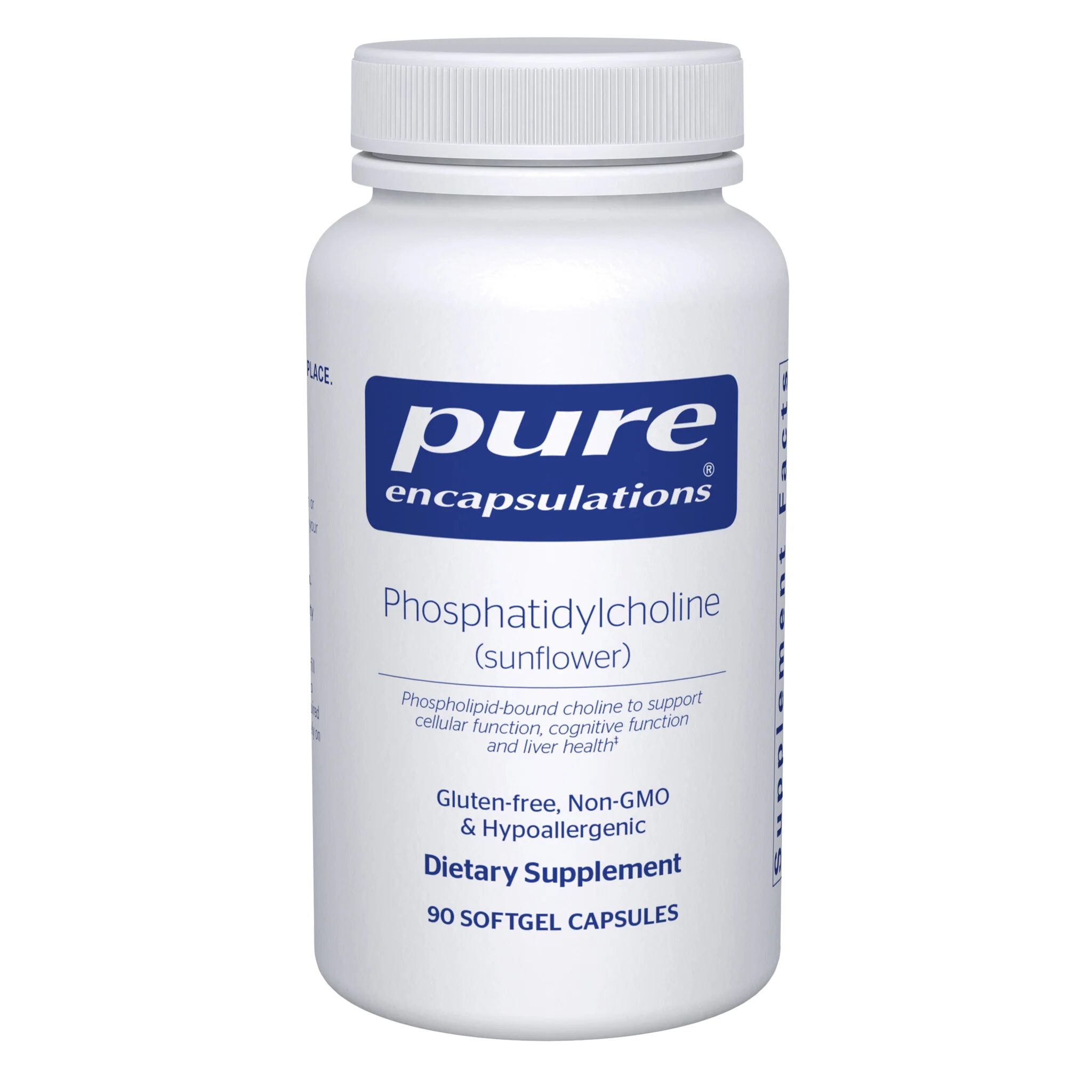 Pure Encapsulations Phosphatidylcholine (sunflower) 90 Caps