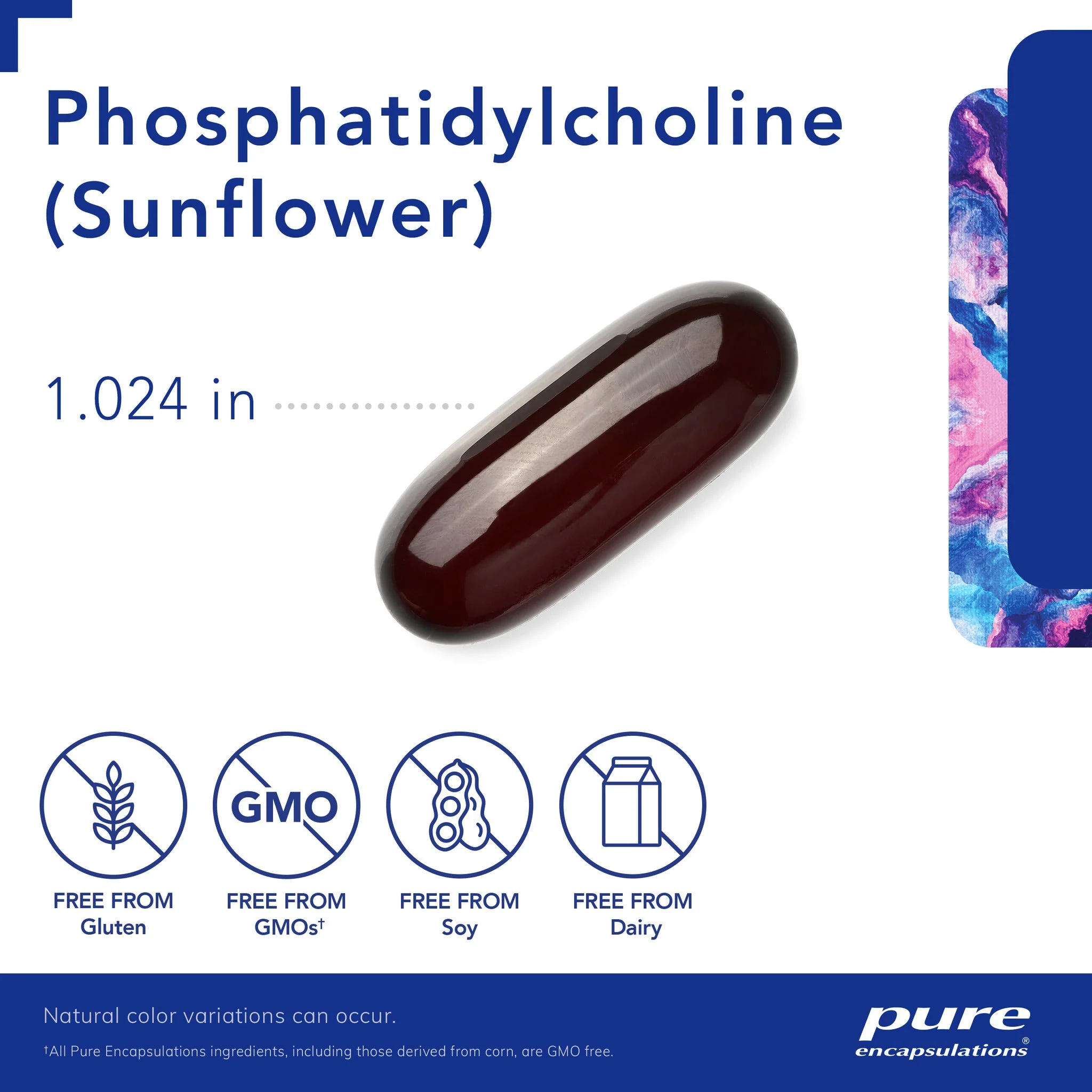 Pure Encapsulations Phosphatidylcholine (sunflower) 90 Caps - Image 2