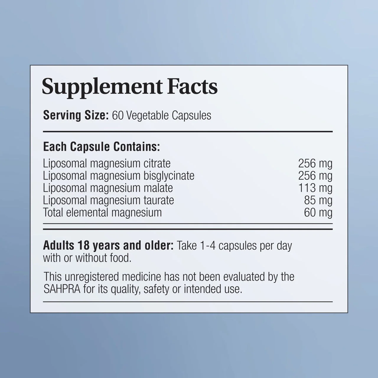 Phytoceutics Phytopure® Magnesium Complex (Liposomal) Capsules 60 - Image 4