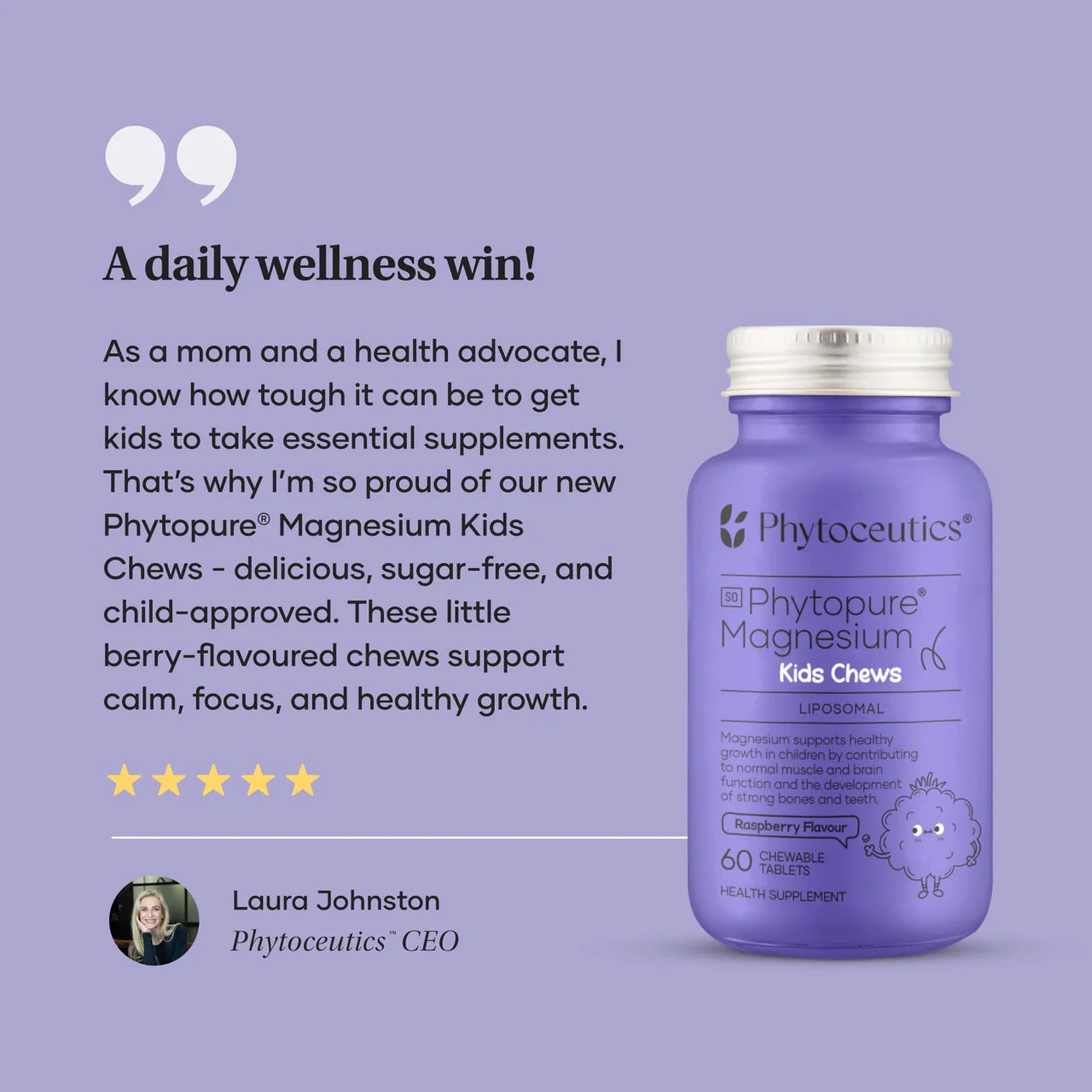 Phytoceutics® Phytopure® Magnesium Kids Chews - Image 3