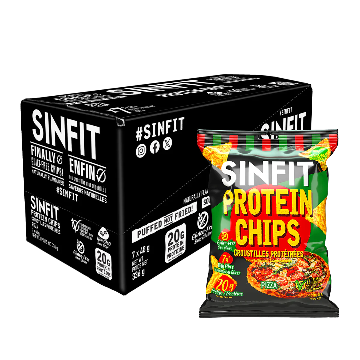 SINFIT Pizza Protein Chips