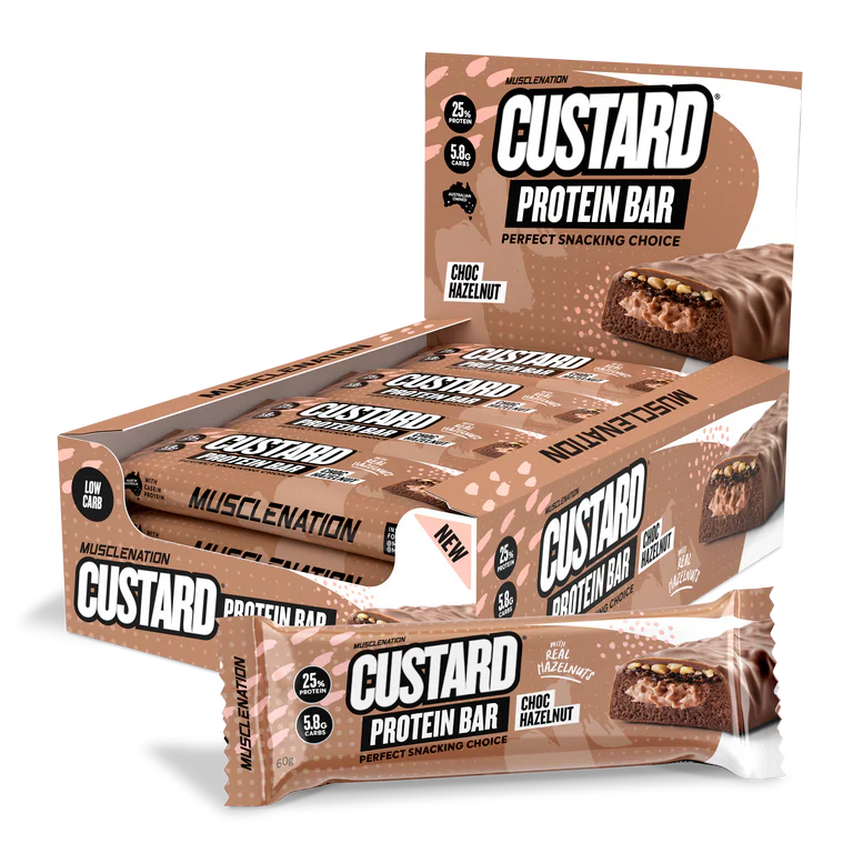 MUSCLE NATION PLANT CUSTARD BAR (Box of 12)