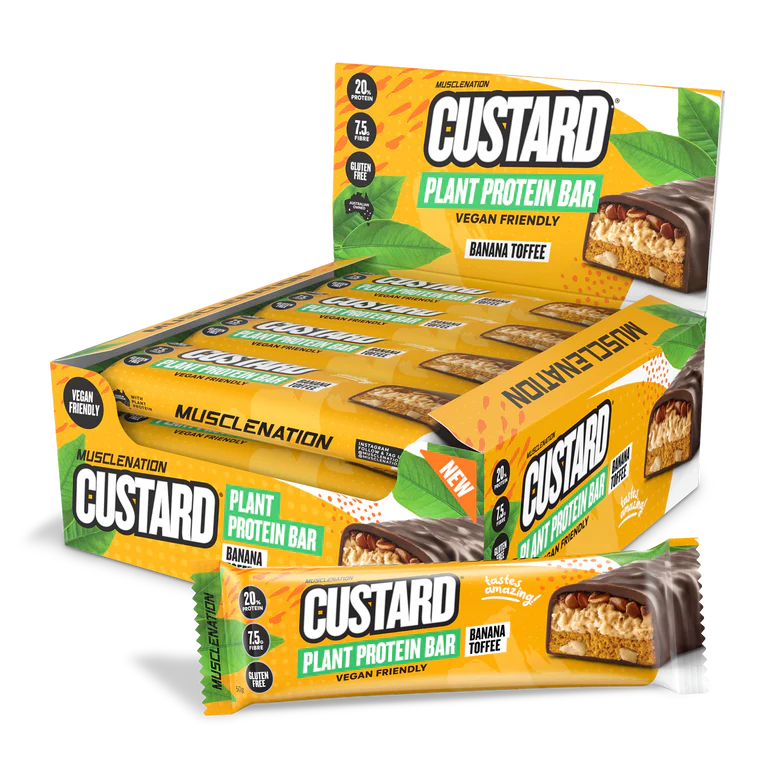 MUSCLE NATION PLANT CUSTARD BAR (Box of 12) - Image 2