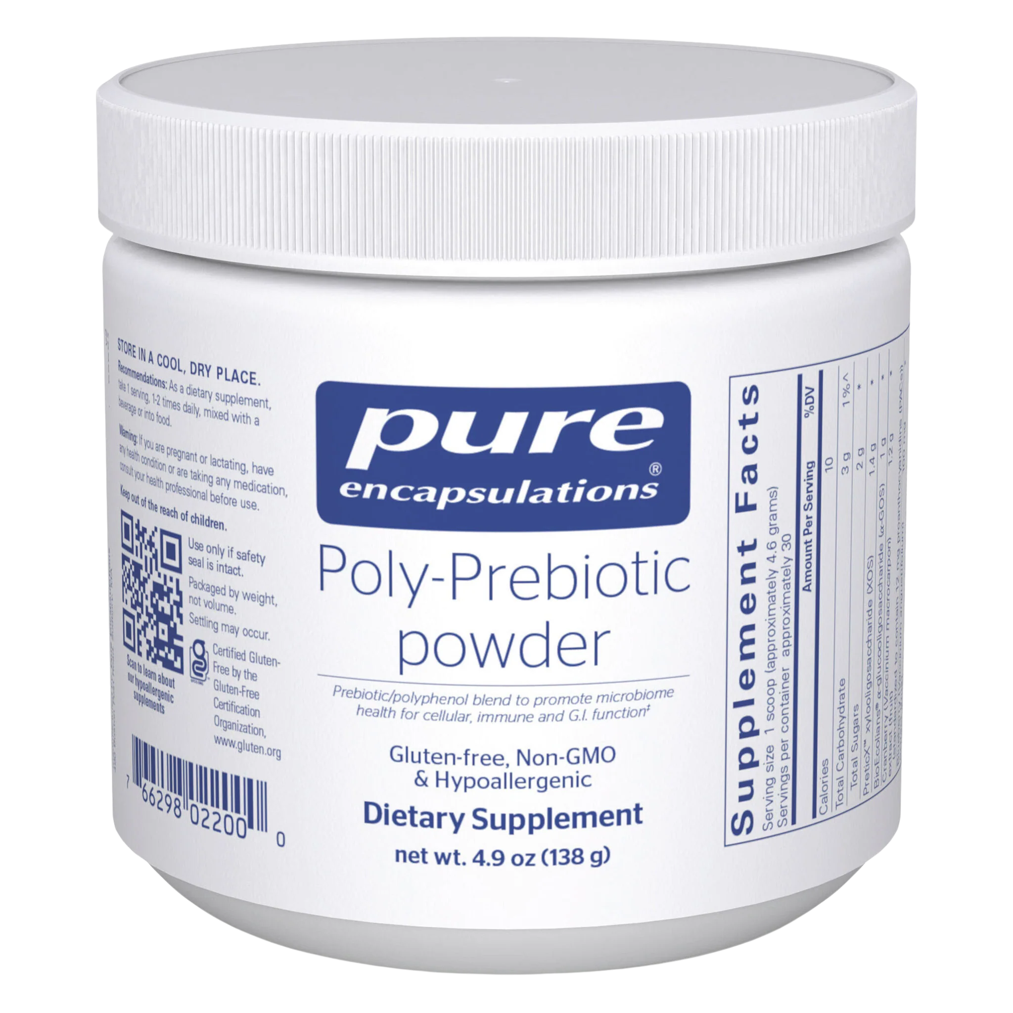 Pure Encapsulations Poly-Prebiotic powder