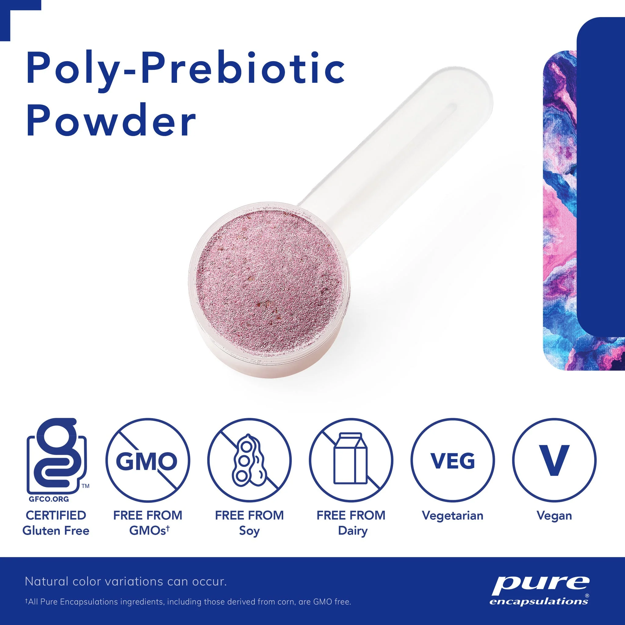 Pure Encapsulations Poly-Prebiotic powder - Image 2