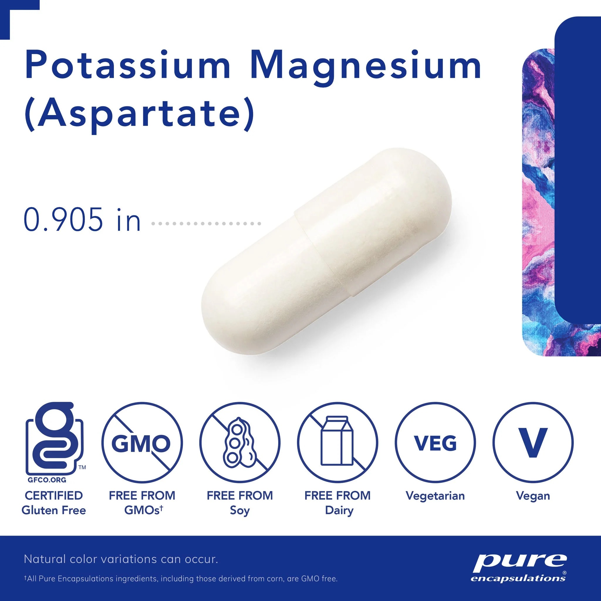 Pure Encapsulations Potassium Magnesium (aspartate) - Image 2
