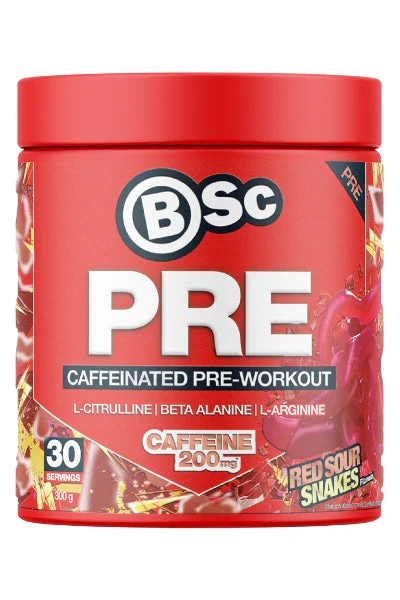 BSc Body Science PRE Caffeinated Pre-Workout 300g - Image 3