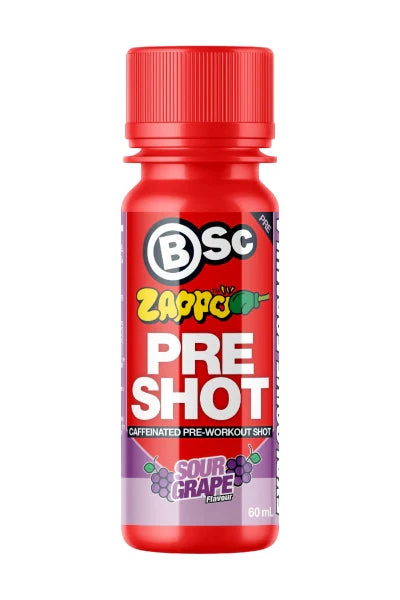 BSc Body Science PRE-Workout Zappo SHOT 12 x 60ml - Image 2